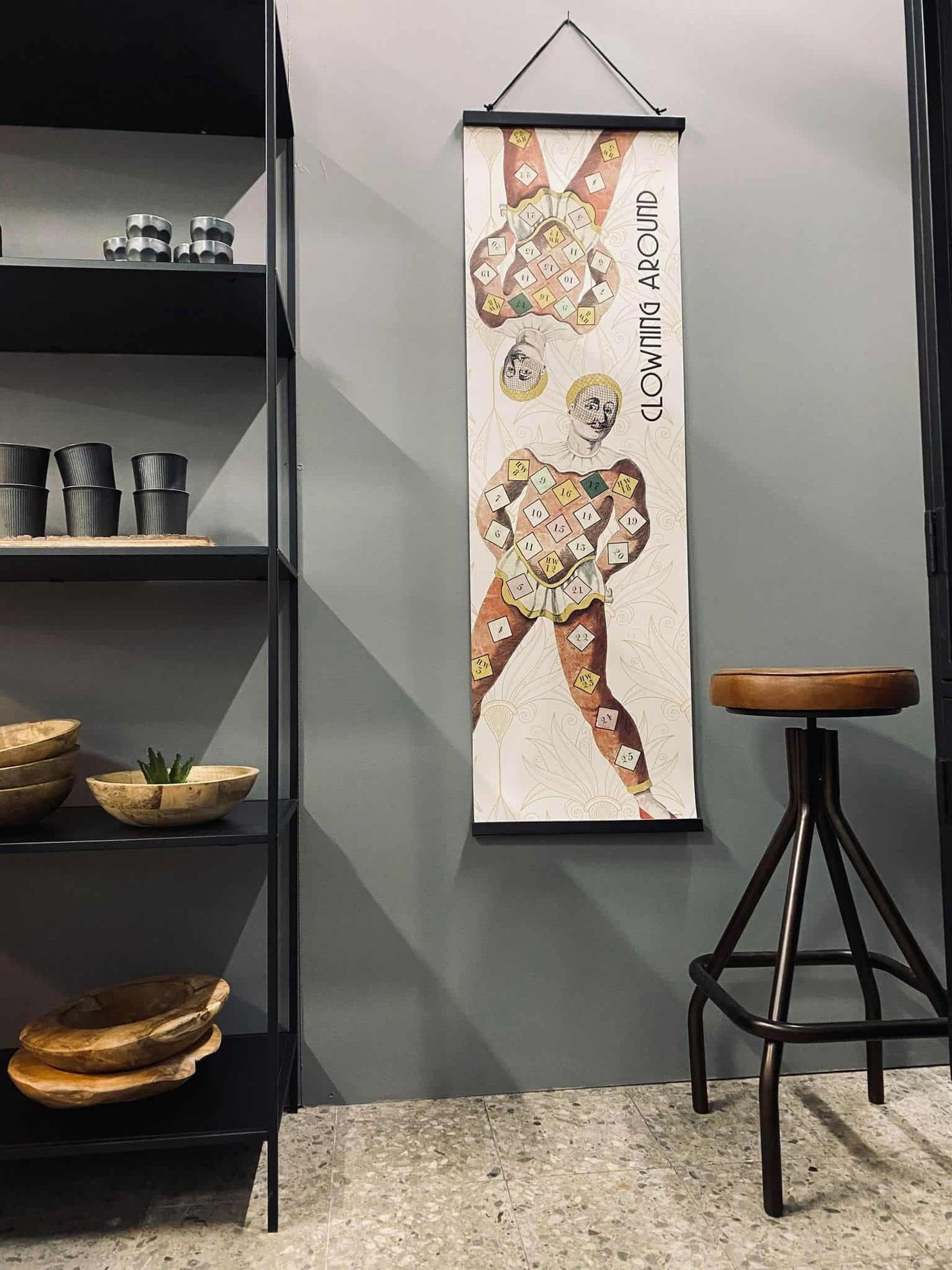 Plakat – CLOWNING AROUND // 40x130cm - VIAMAJA.DK