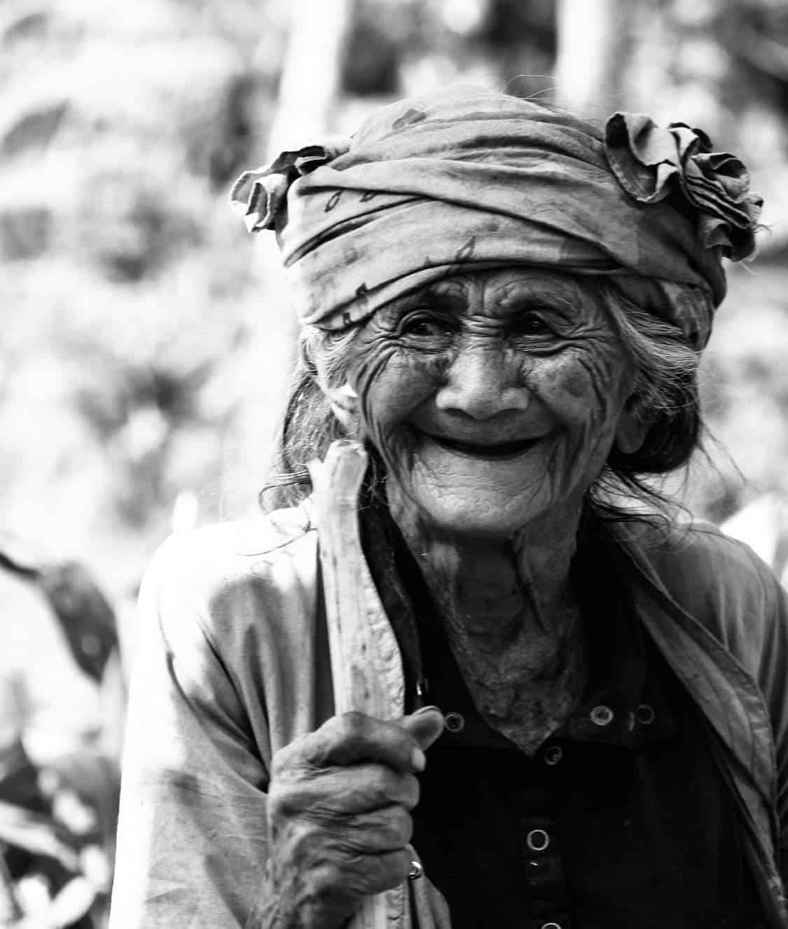 Plakat Cute old lady - 70x100cm - VIAMAJA.DK