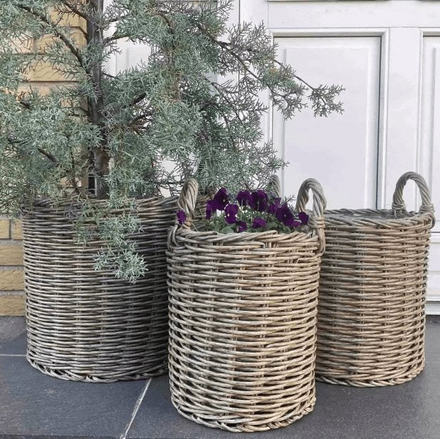 Plantekurve sæt af 3 stk Brun - VIAMAJA.DK