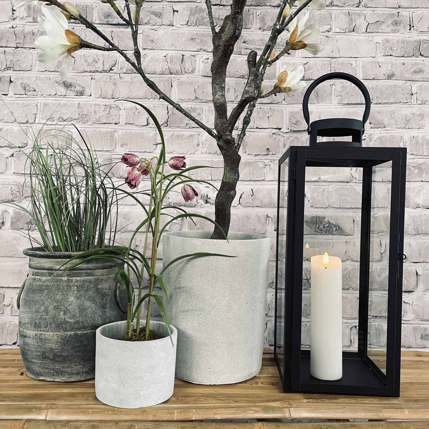 Potte i lysgrå beton NORDIC - Lille-potte - VIAMAJA.DK