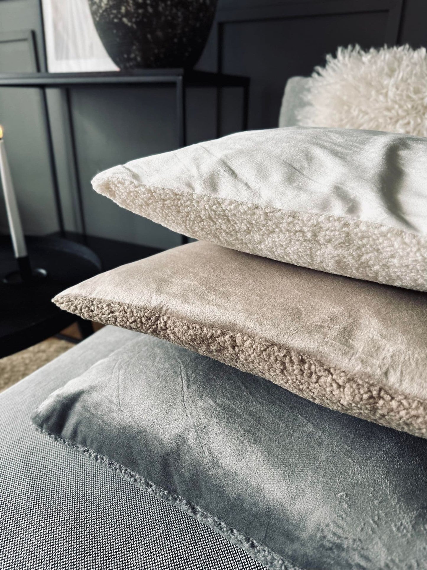 Pude ink fyld - Beige Teddy - VIAMAJA.DK