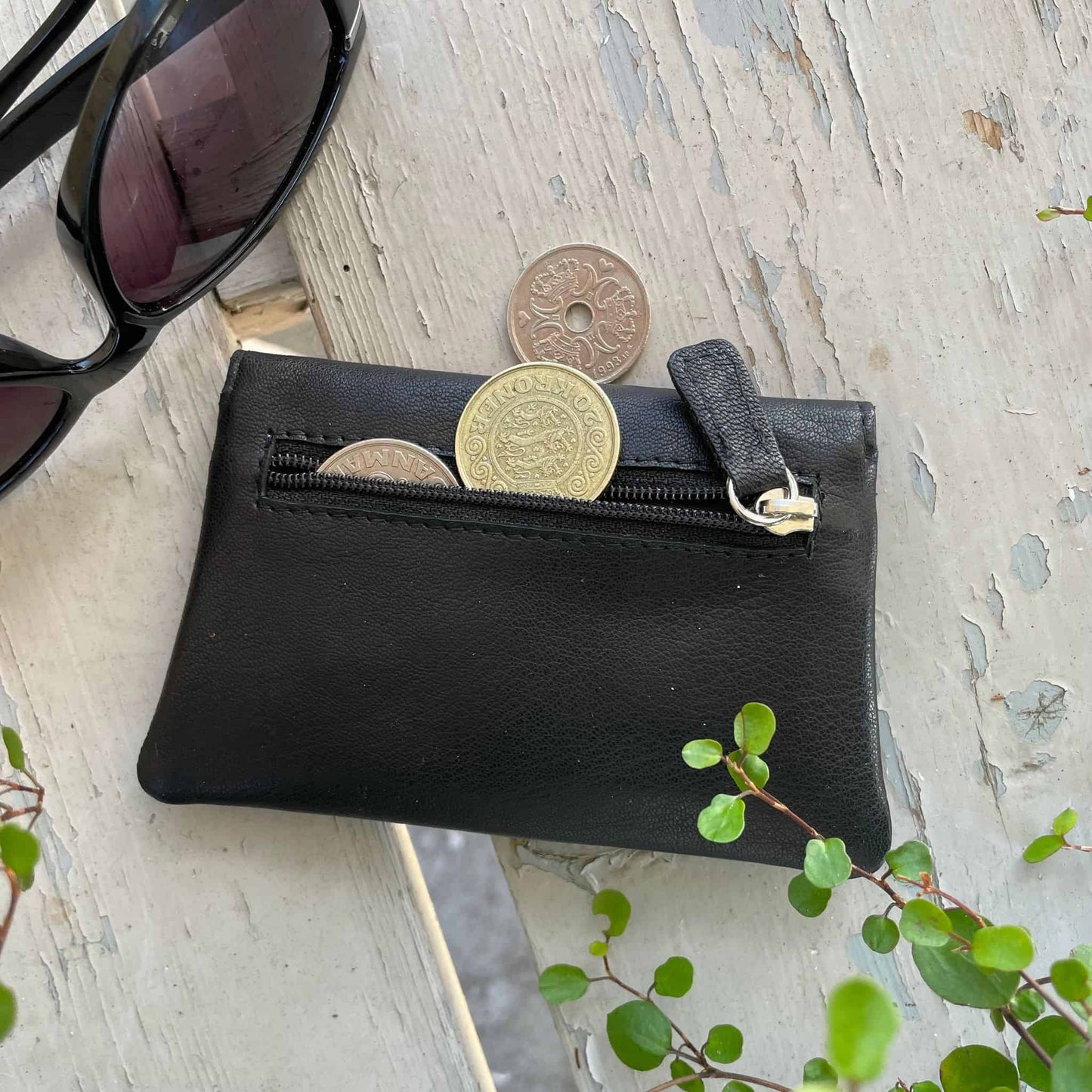 Pung MISTY- Lækker blødt kalveskind - Sort - VIAMAJA.DK