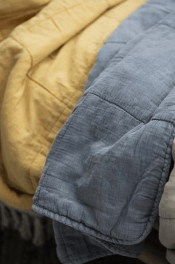 Quilt - Vintage quilt mustard - VIAMAJA