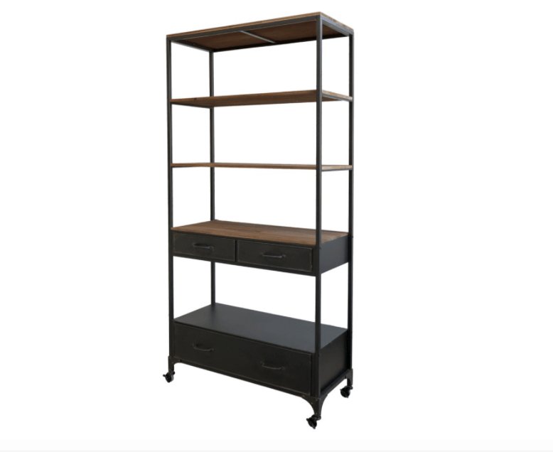 Reol på hjul m. skuffer - VIAMAJA.DK