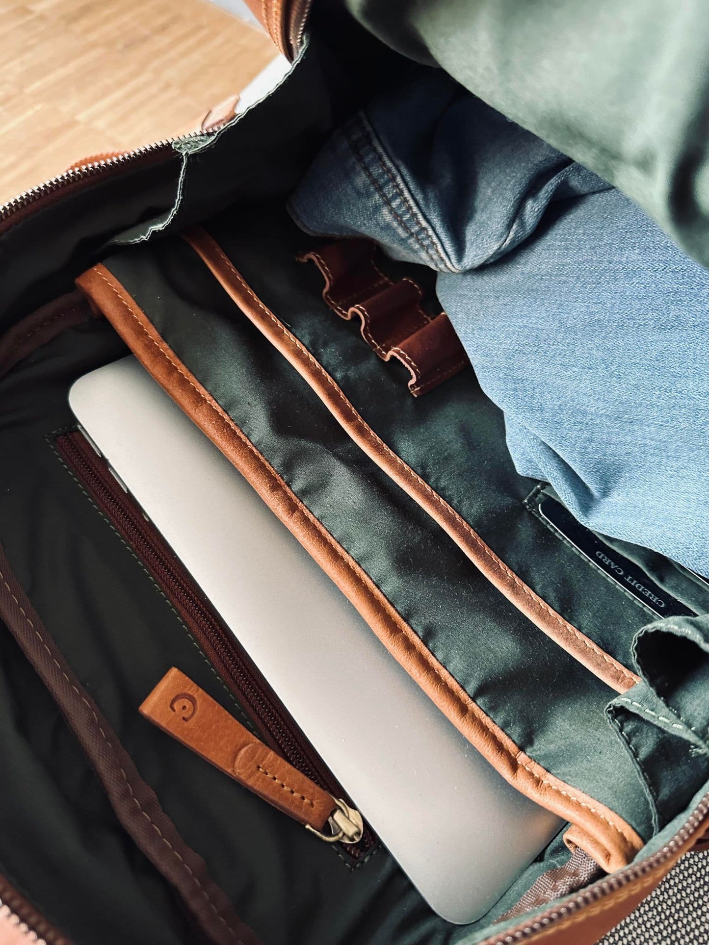 Rygsæk Cognac leather - VIAMAJA.DK