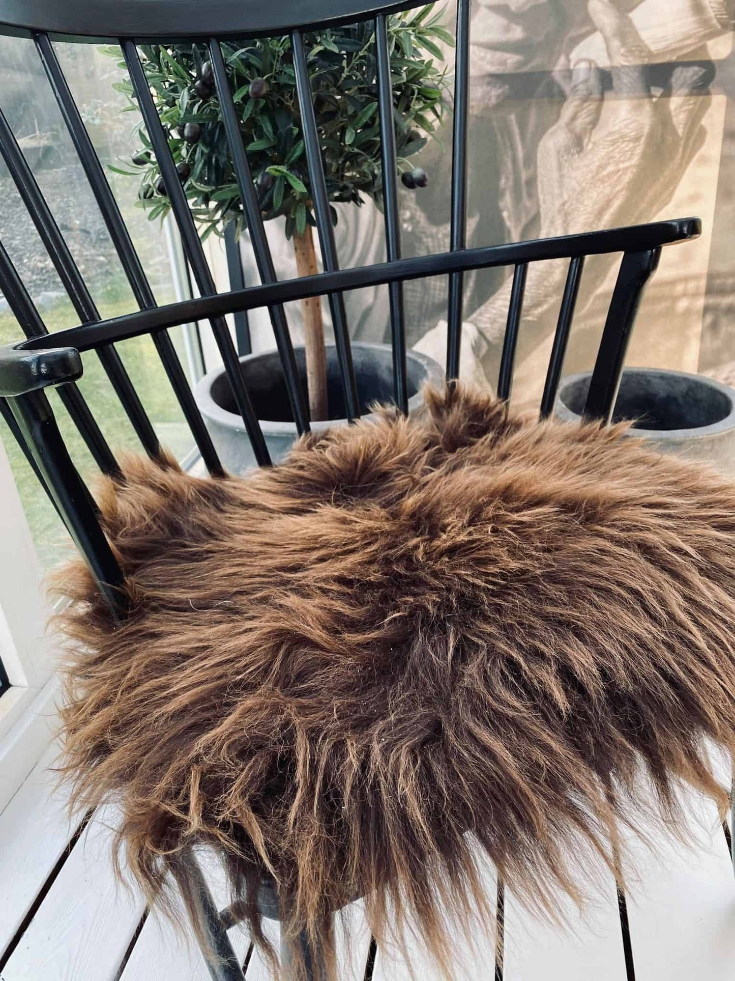 Sædeskind / Brun Natur - Deluxe - VIAMAJA.DK