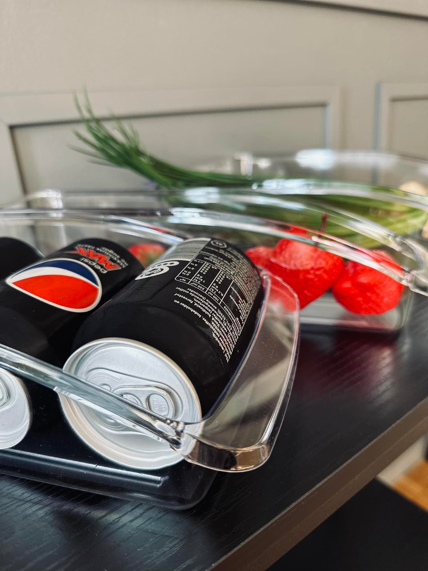 Sæt med 3 transparente kasser til køleskab - VIAMAJA.DK