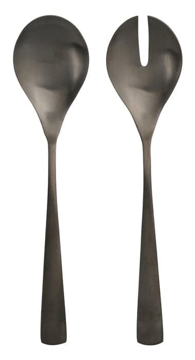 Salatbestik mat sort - VIAMAJA.DK