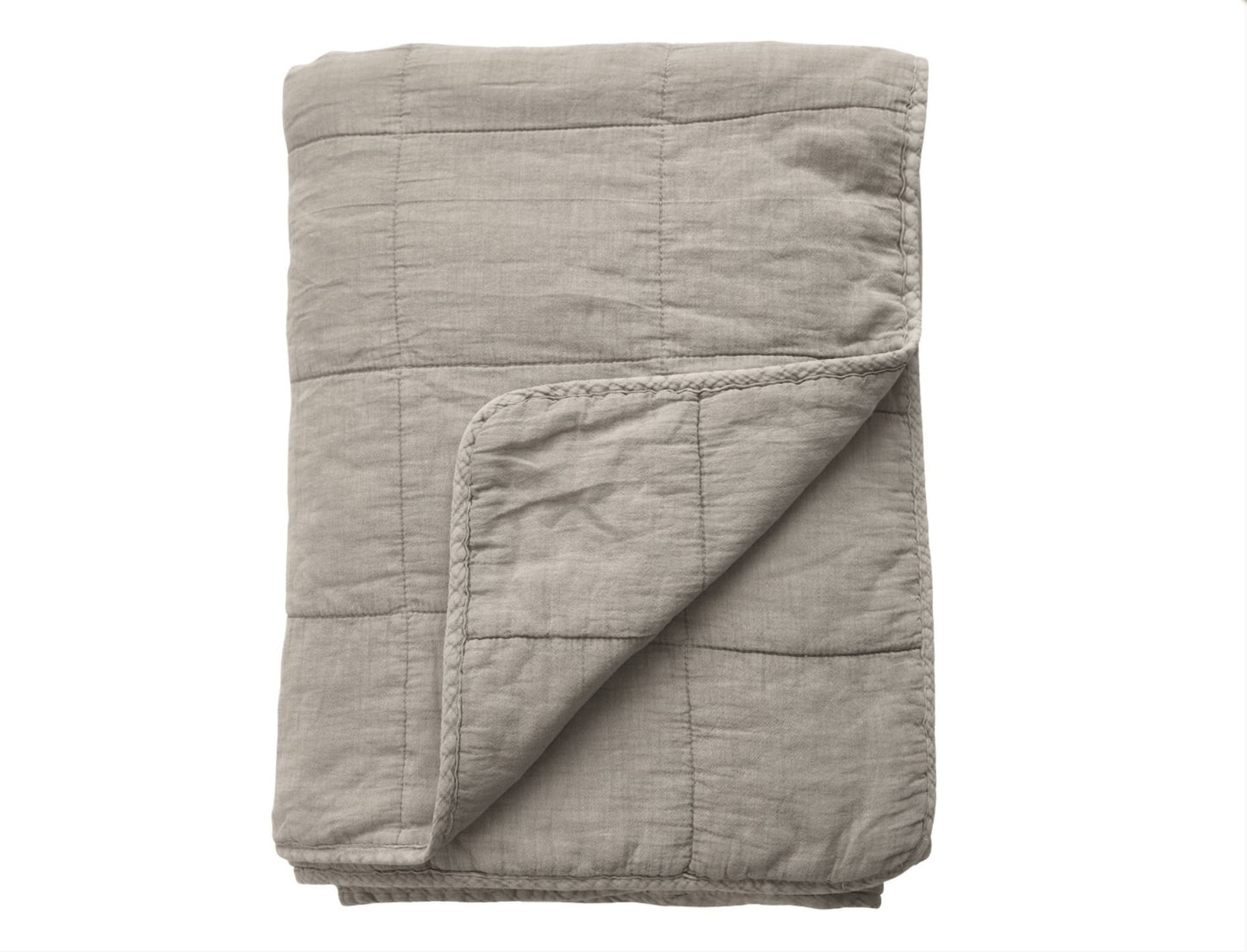 Sengetæppe STONE-WASHED Quilt – Nature - VIAMAJA.DK