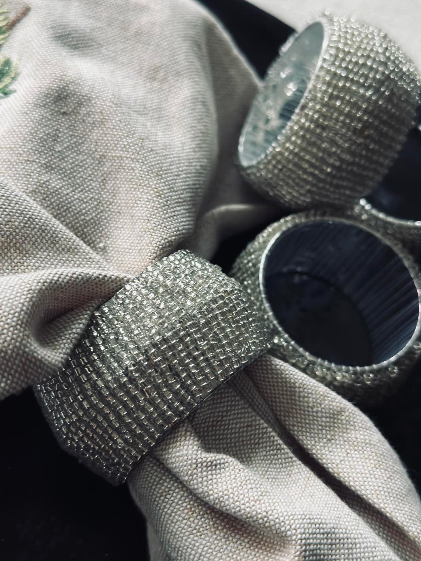 Servietringe sæt af 4 stk - Silver - VIAMAJA.DK