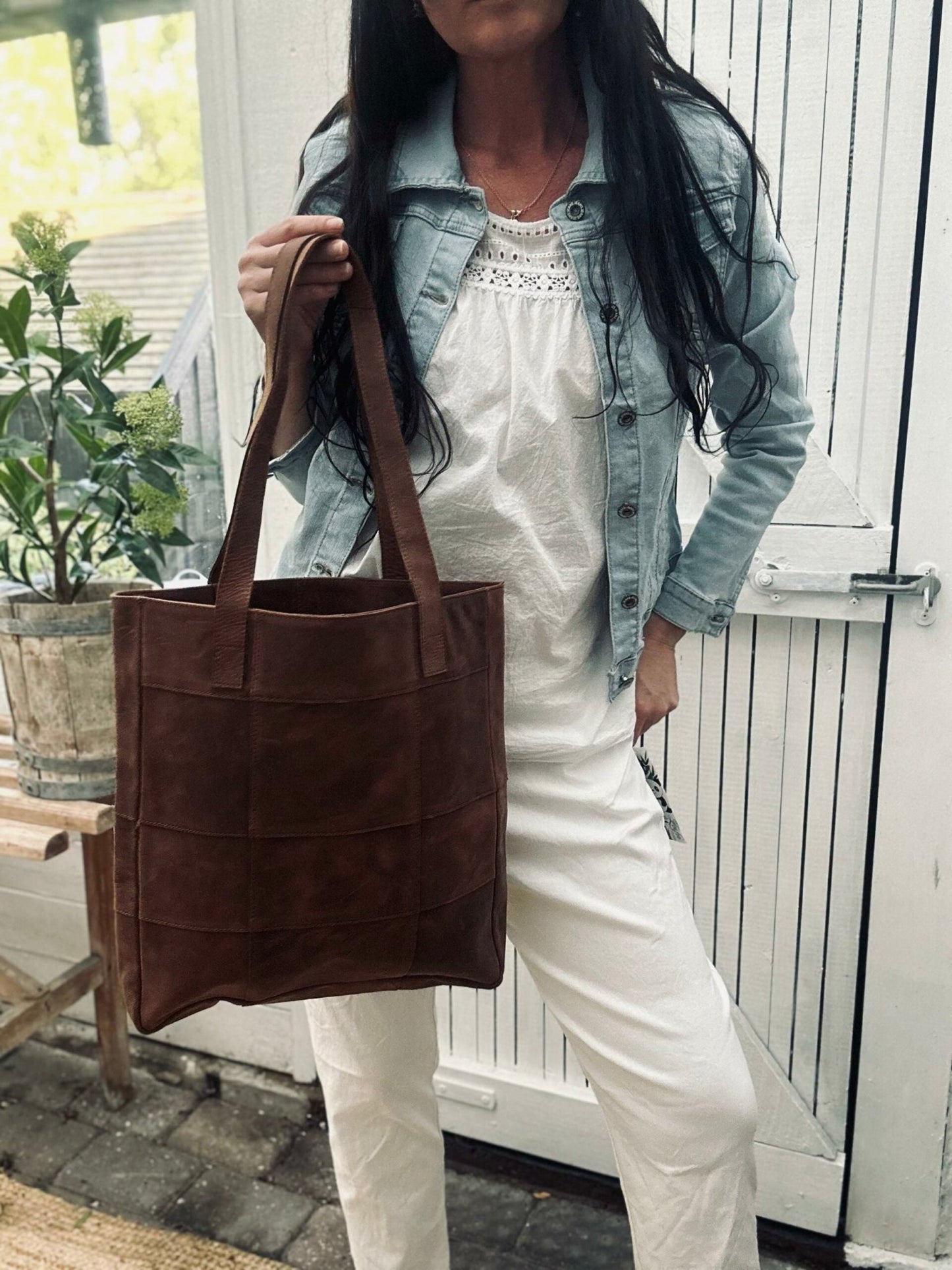 Shopper Alma - Dark Cognac - VIAMAJA.DK
