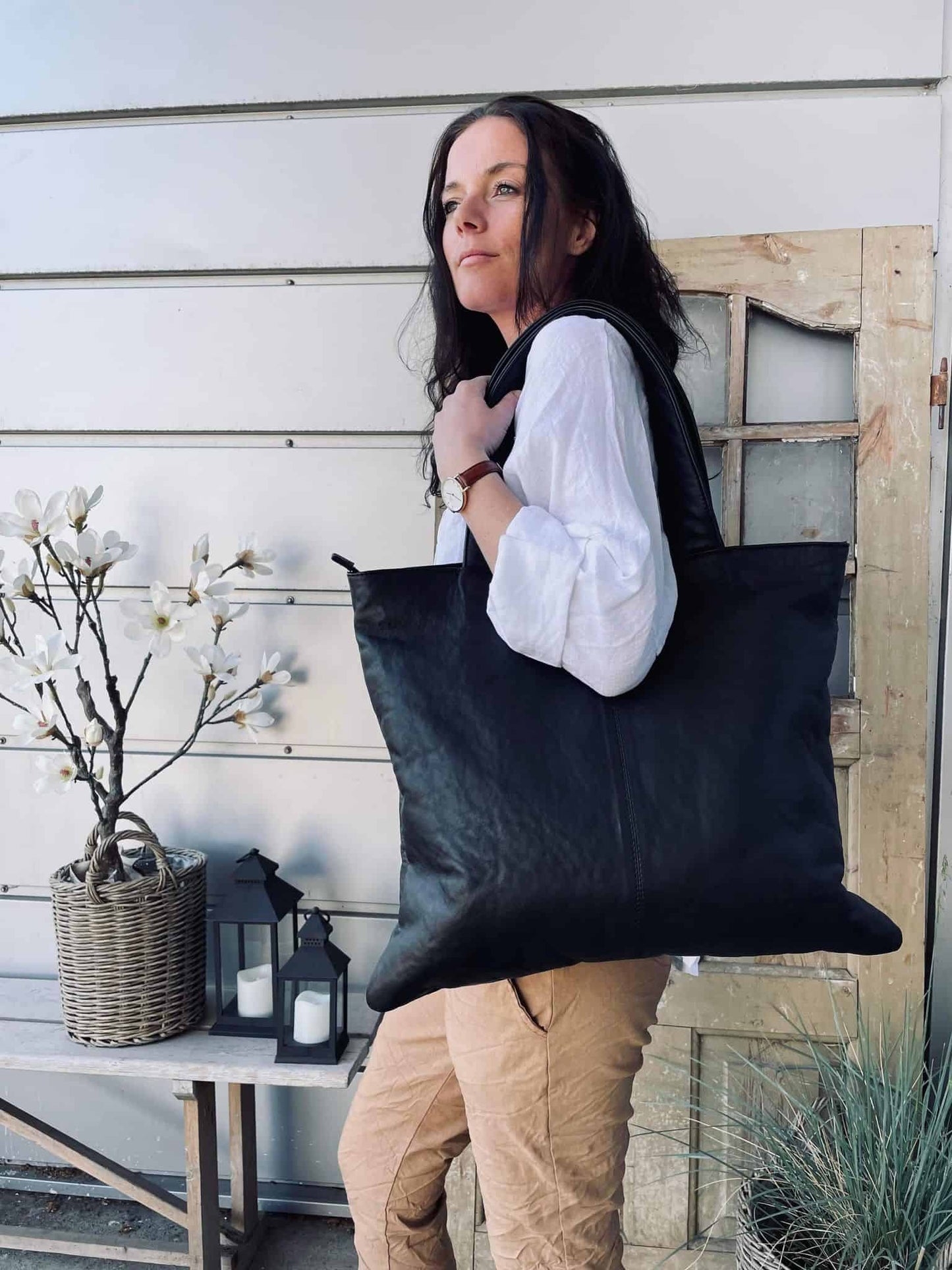 Shopper ink pung MILLE – Black - VIAMAJA.DK