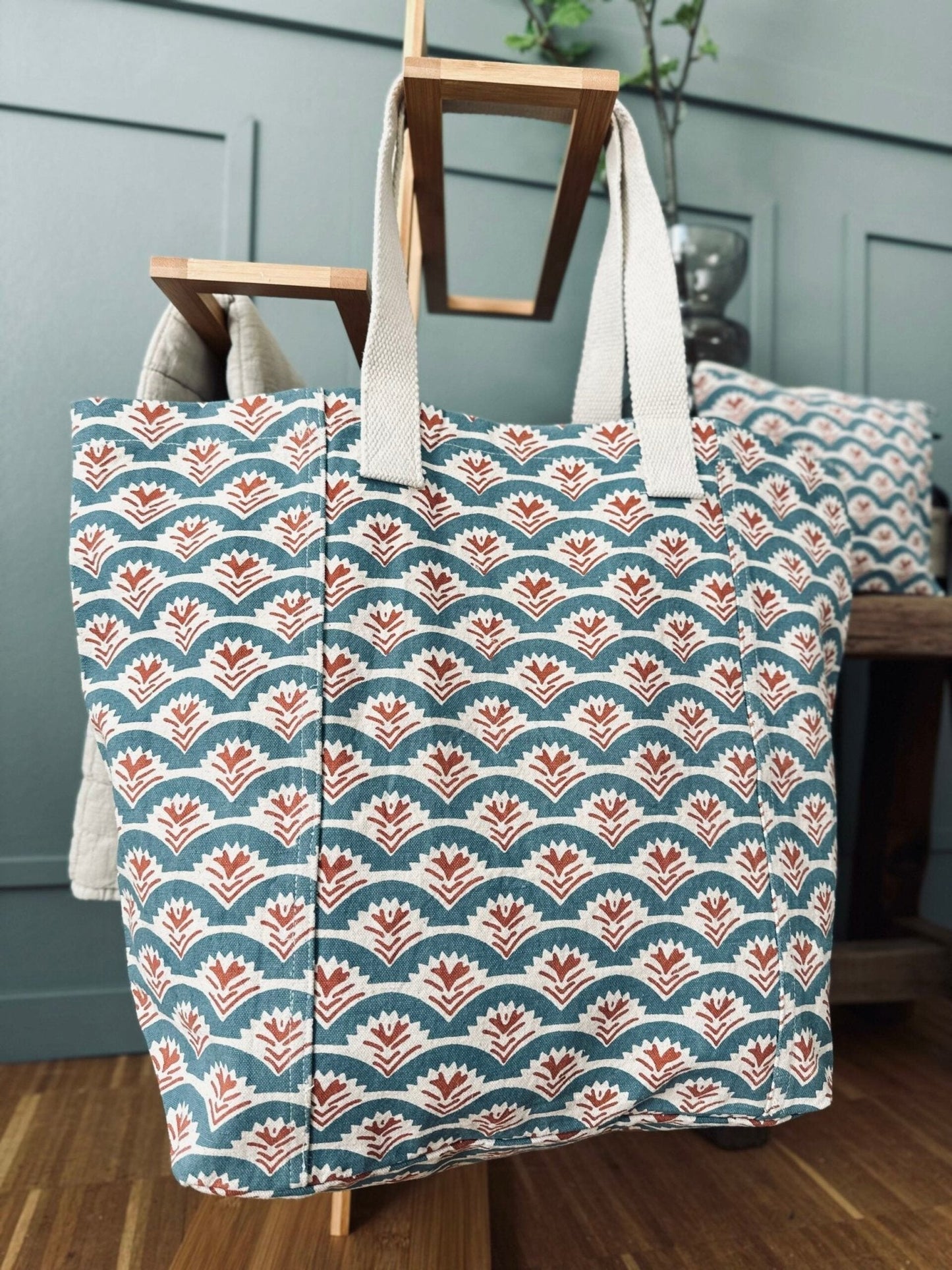 Shopper Nordic blue - VIAMAJA.DK