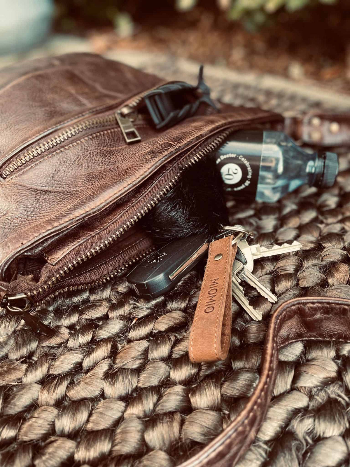 Skuldertaske BLACKO – Cool Brown vintage look - VIAMAJA.DK
