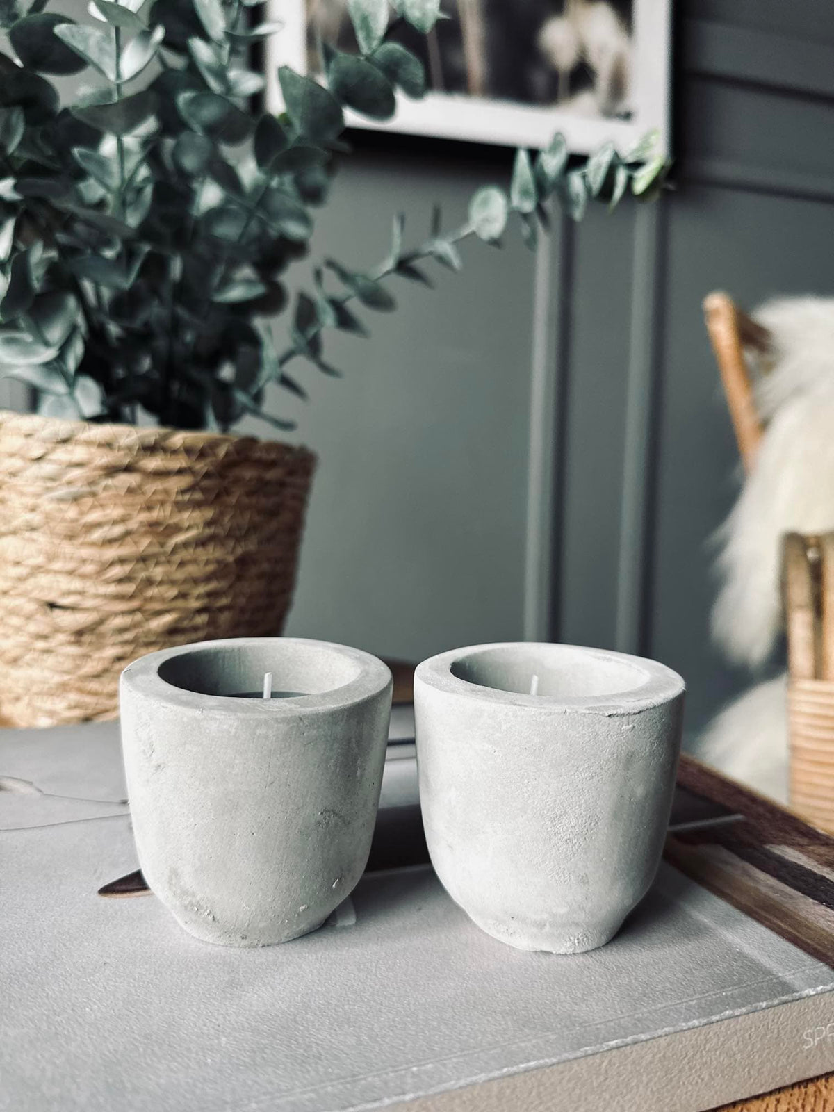 Sterinlys , pakke med 4 stk Citronella - VIAMAJA.DK