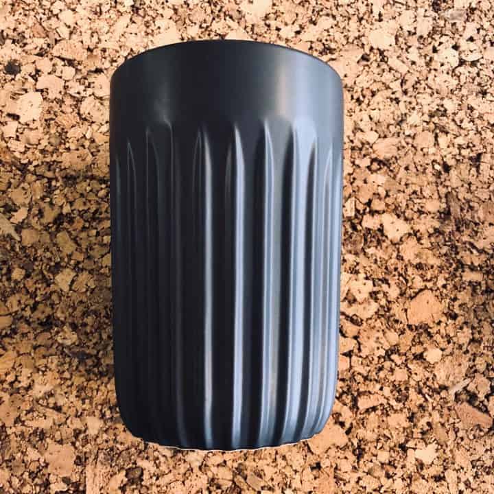 Stor potte / vase - Mat sort - VIAMAJA