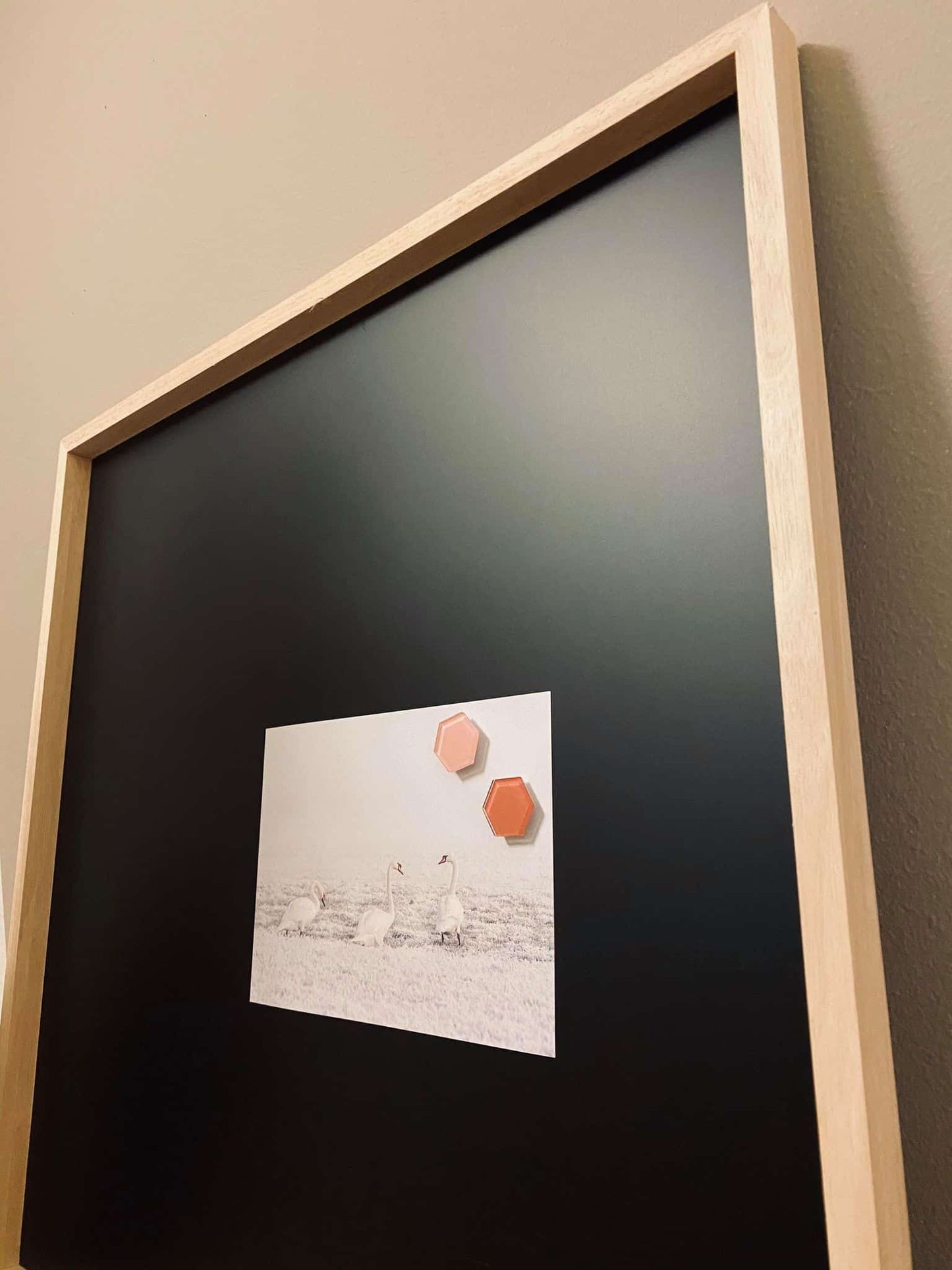 Super lækre magneter i duset Rose - 2stk - VIAMAJA.DK