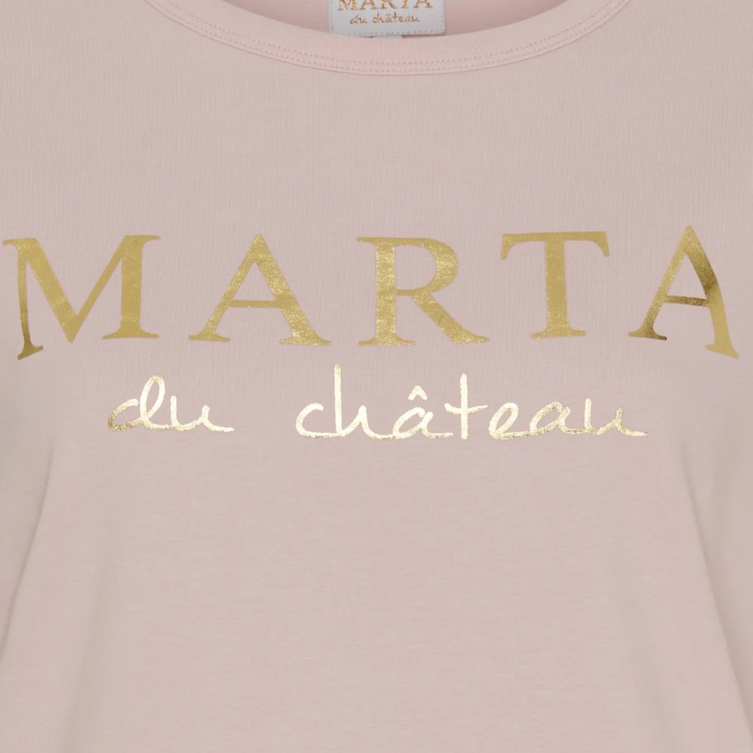 T - shirt Marta Old Rose - VIAMAJA.DK