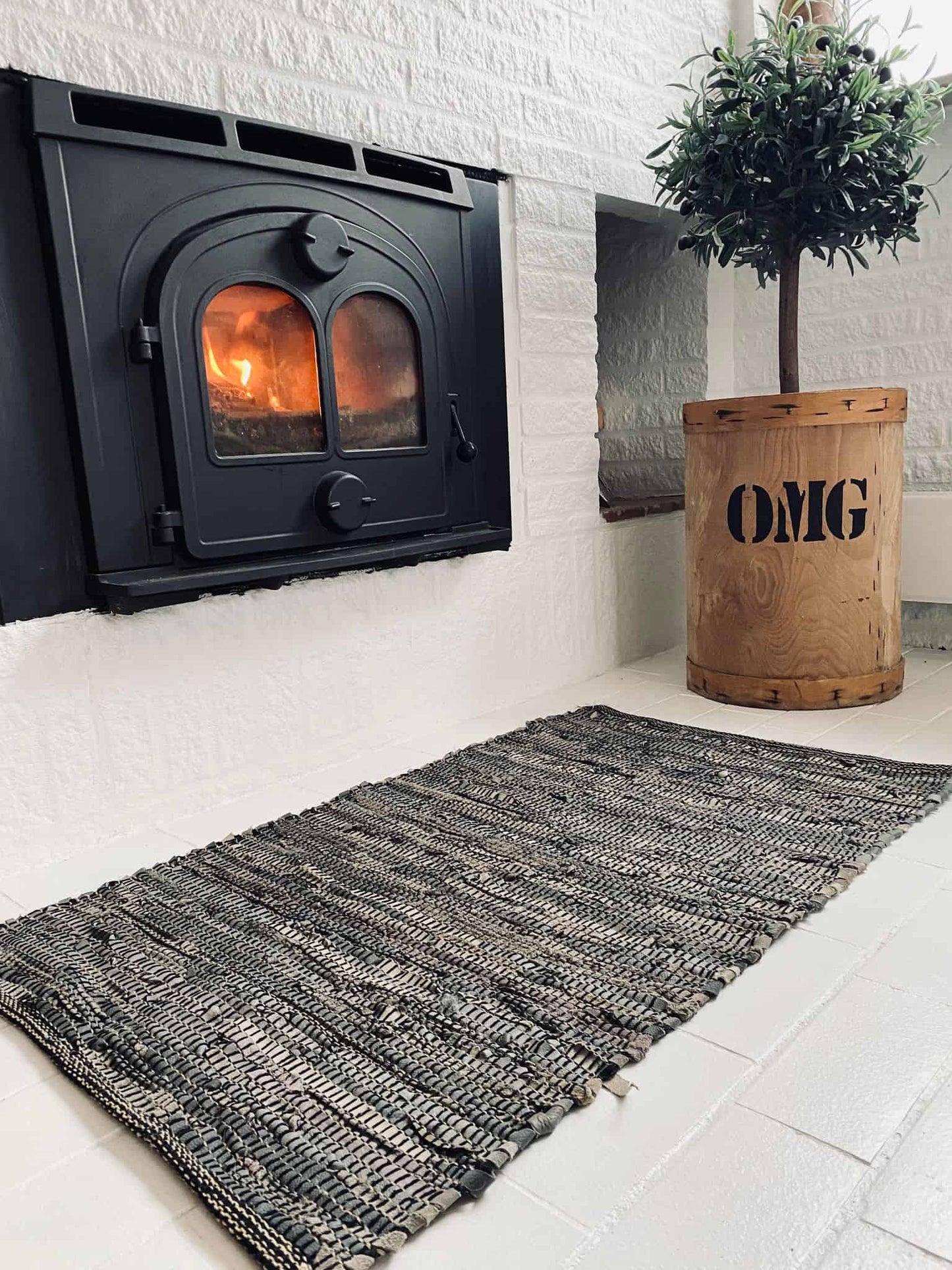 Tæppe i skind - 70x140cm - VIAMAJA.DK