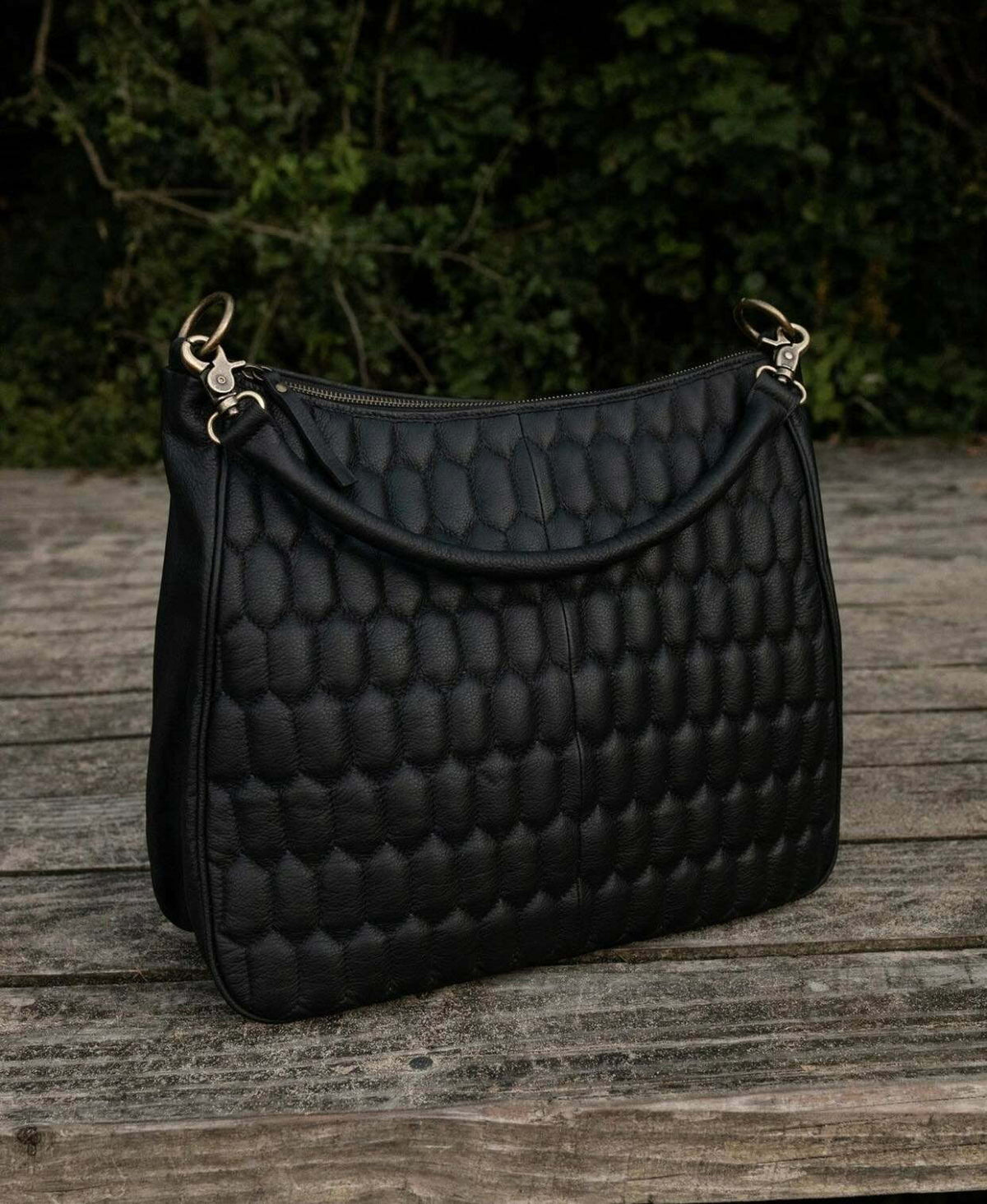 Taske BLACK QUILT - 2 taskeremme medfølger - VIAMAJA.DK