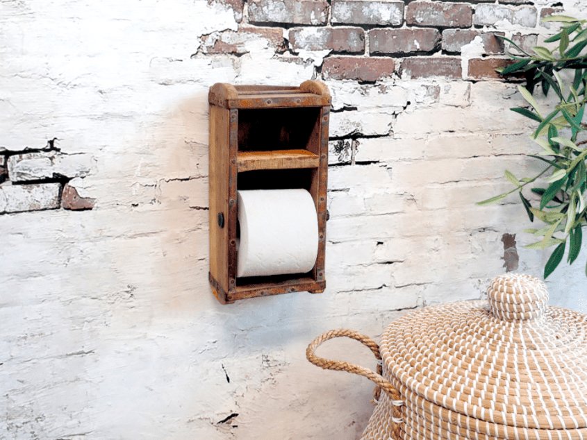 Toiletpapirholder af murstensform - VIAMAJA.DK
