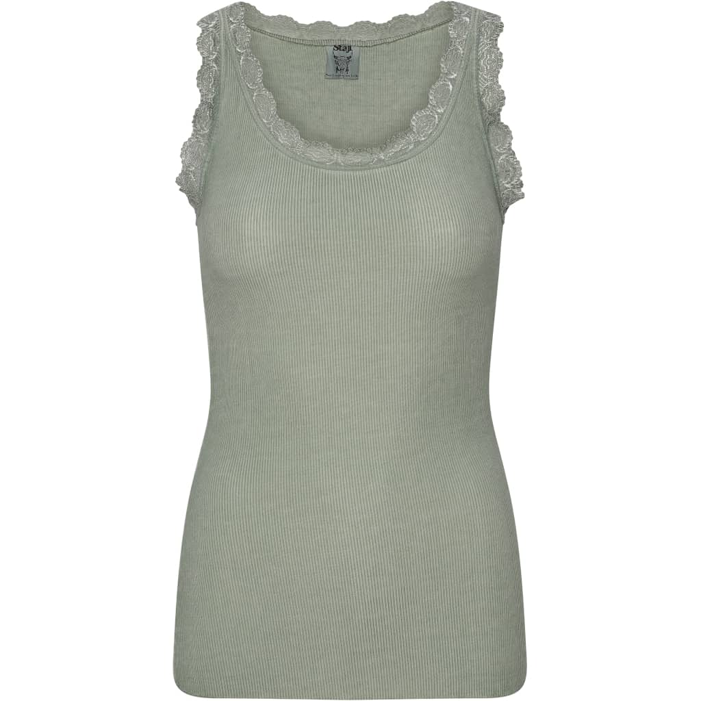 Top med blonde – Lys Army S/M - VIAMAJA.DK
