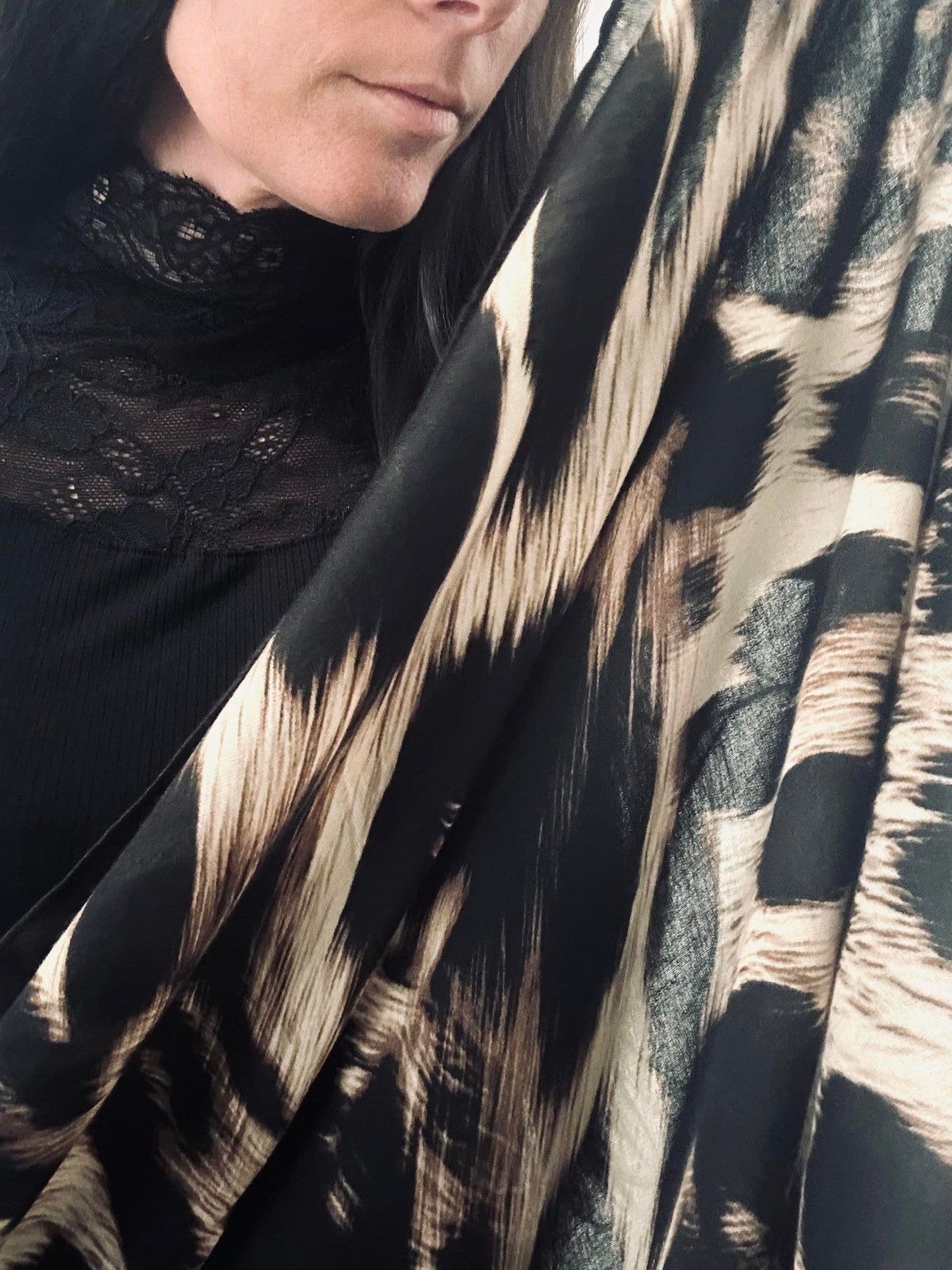 Tørklæde Brown leo - VIAMAJA.DK