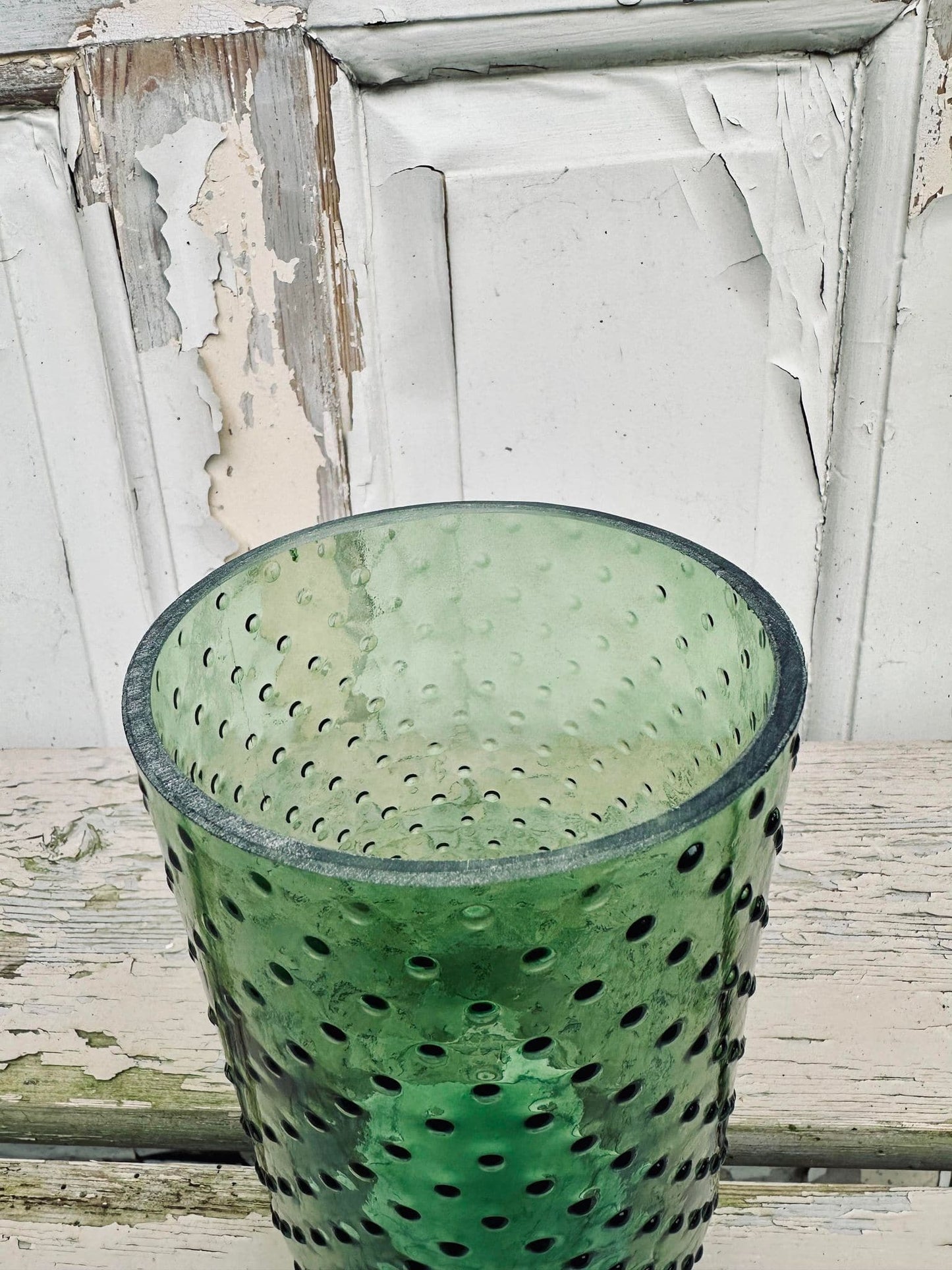 Vase – Green dots - VIAMAJA.DK