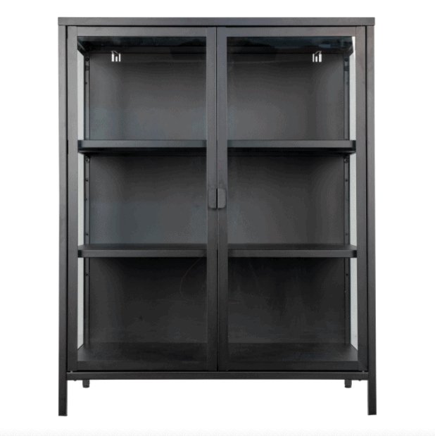 Vitrineskab / skænk med glaslåger - VIAMAJA.DK