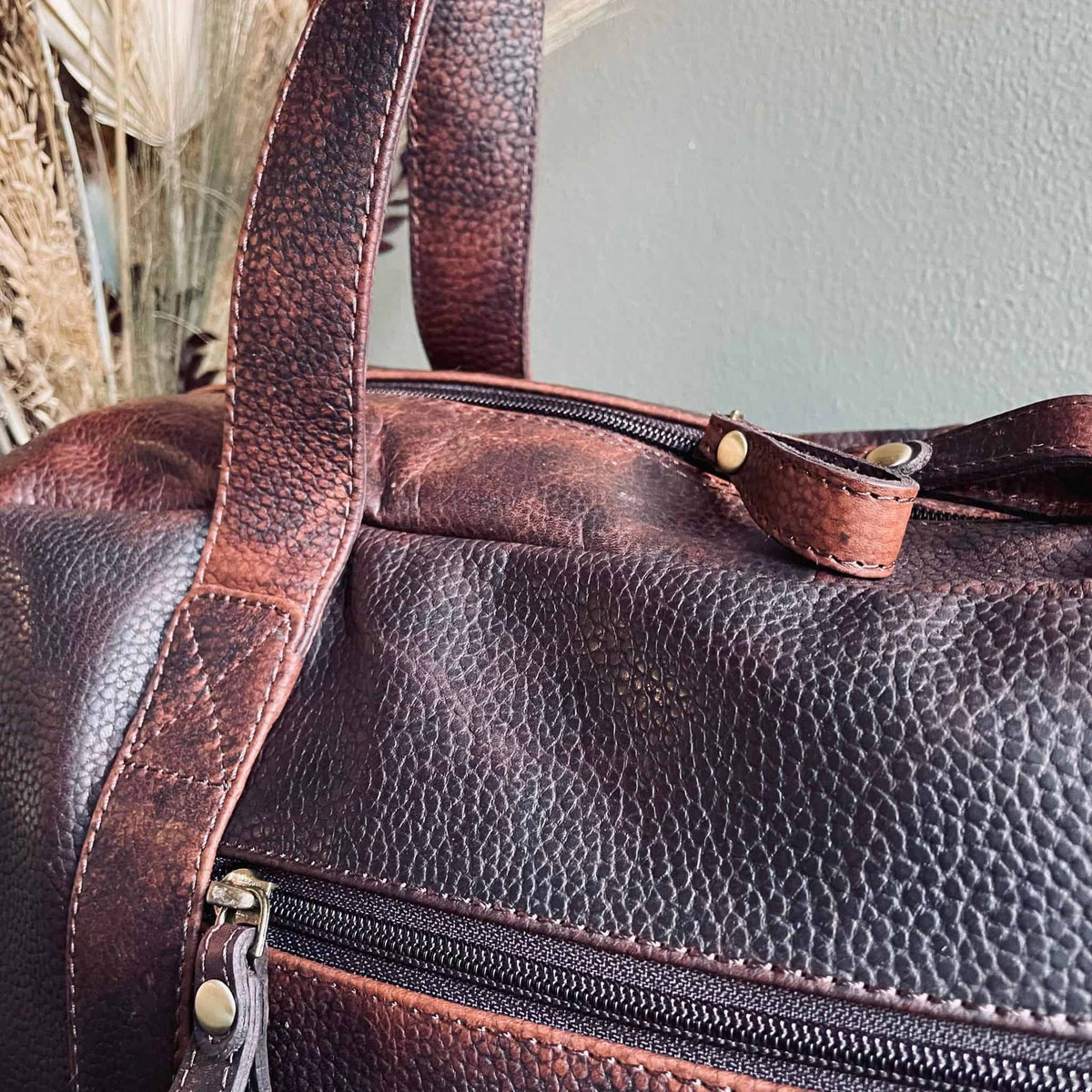 Weekendtaske – Deluxe Vintage Brown - VIAMAJA.DK