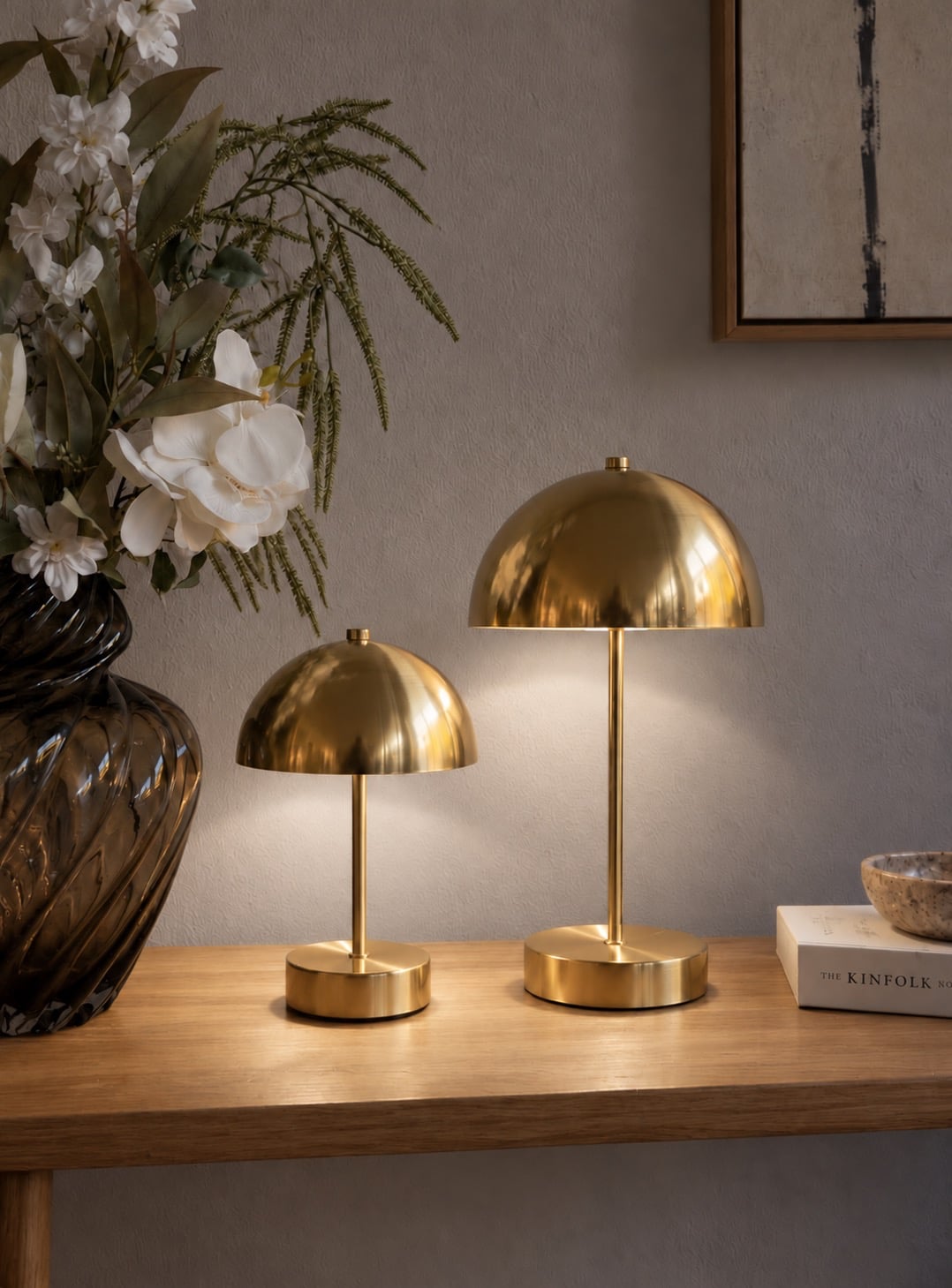 Bordlampe Golden - flere størrelser