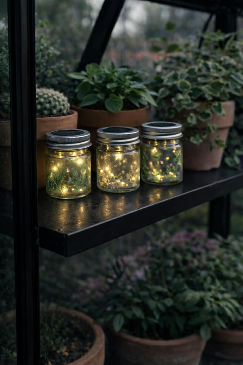 Mini Lanterne med solar - MIX