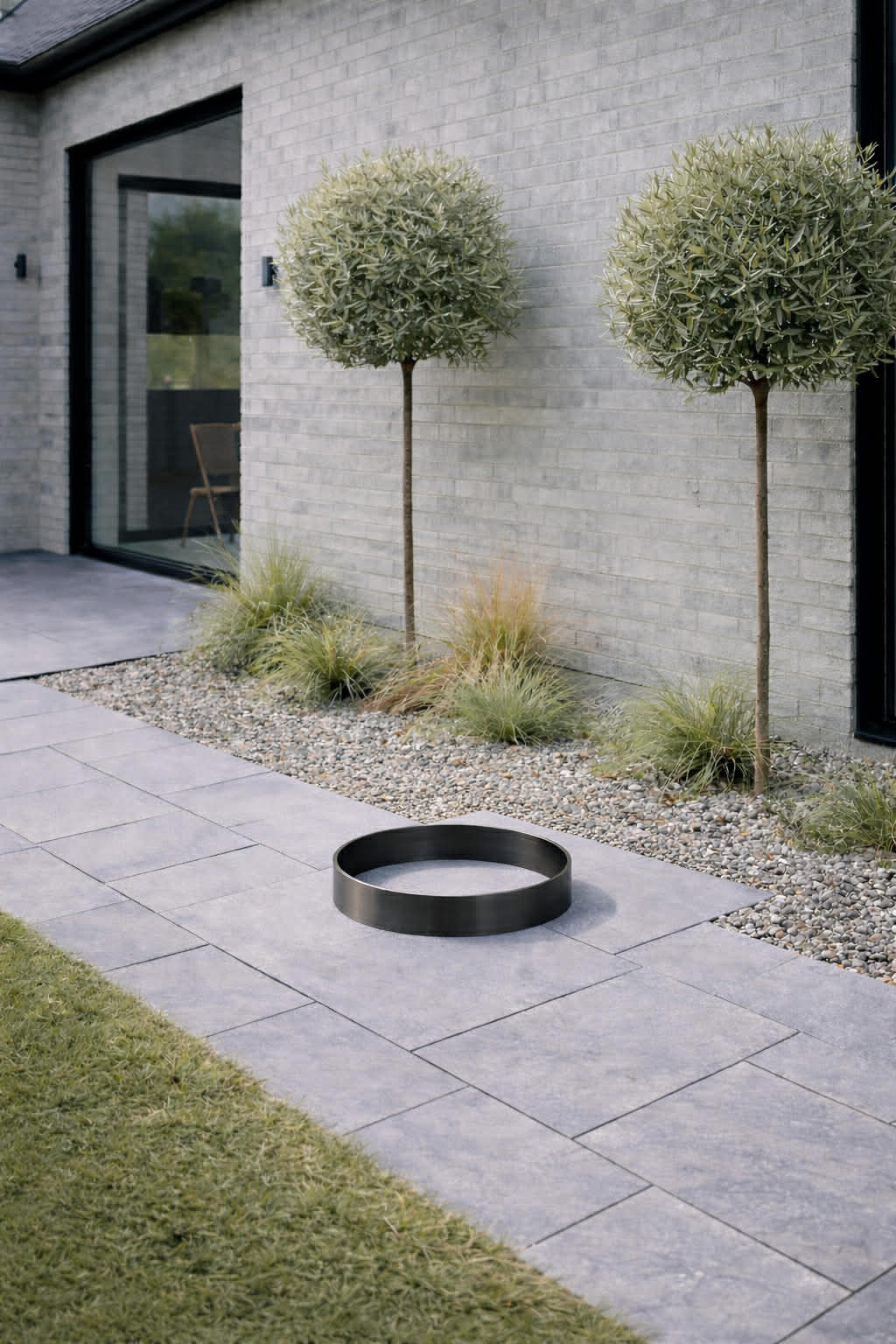 Ring til spejlbassin -  Dia 40 Black