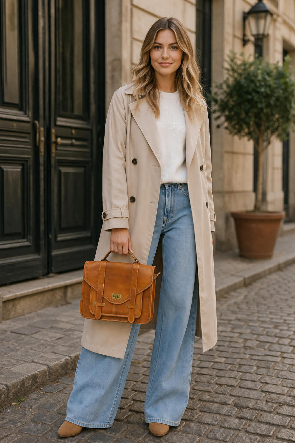 Taske Hallie – Cognac