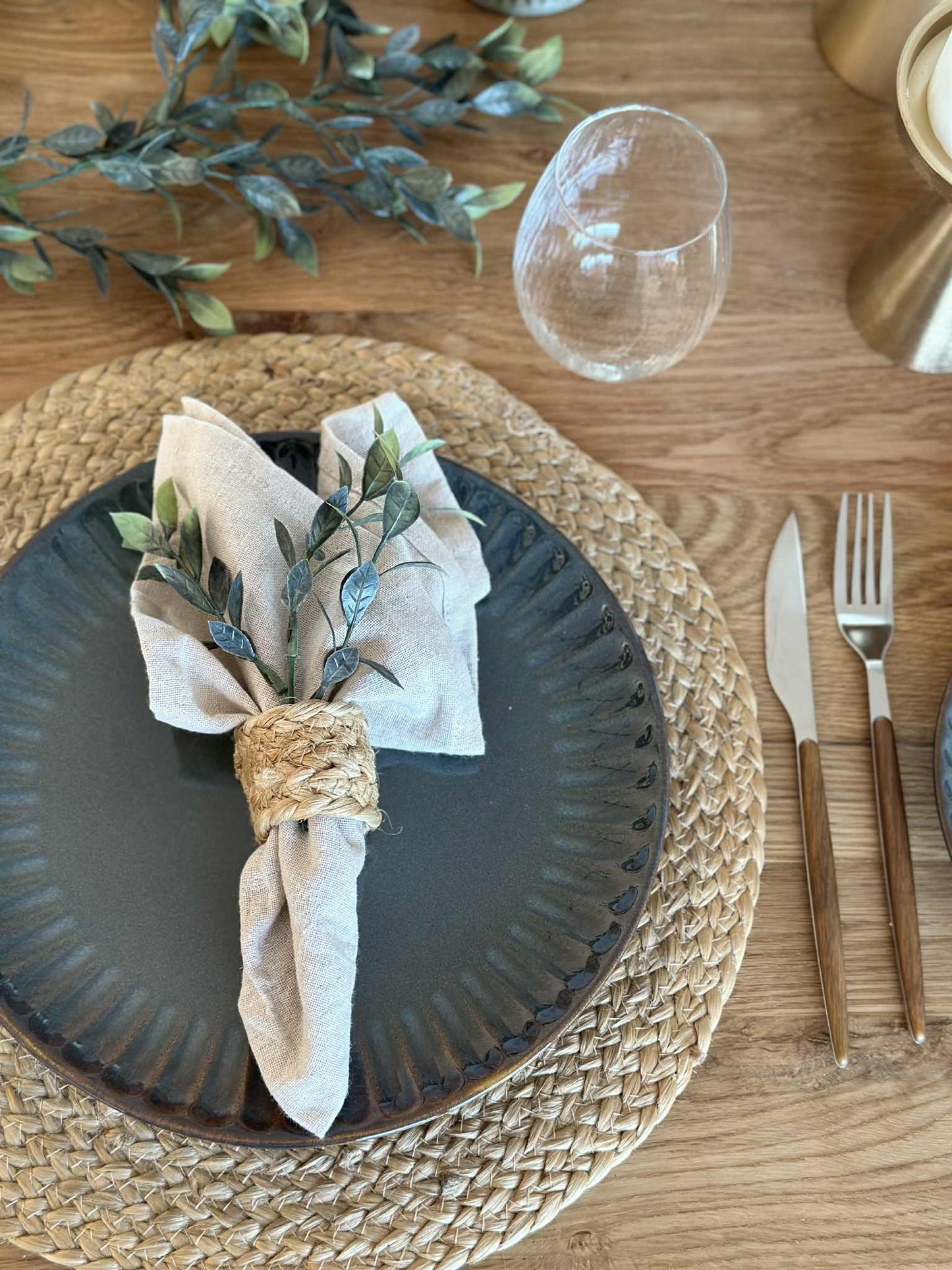 Tallerken VIGA Grå / brun - Flere størrelser