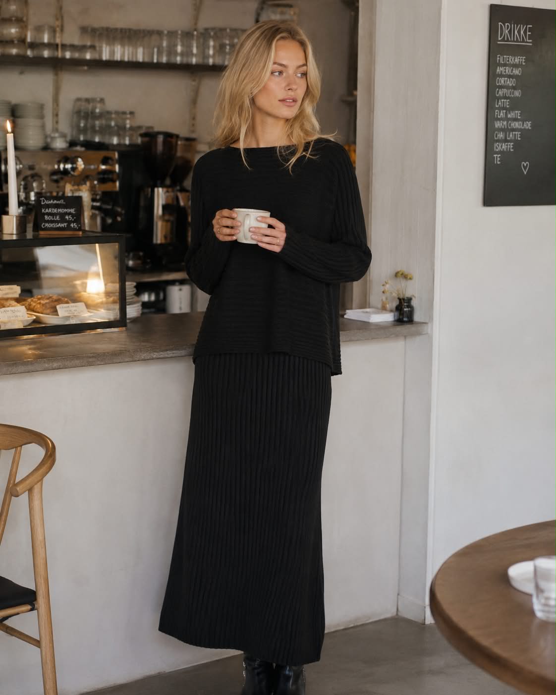 Striksæt Clara Black