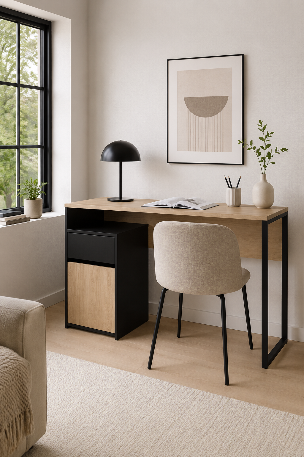 Skrivebord Black Nordic