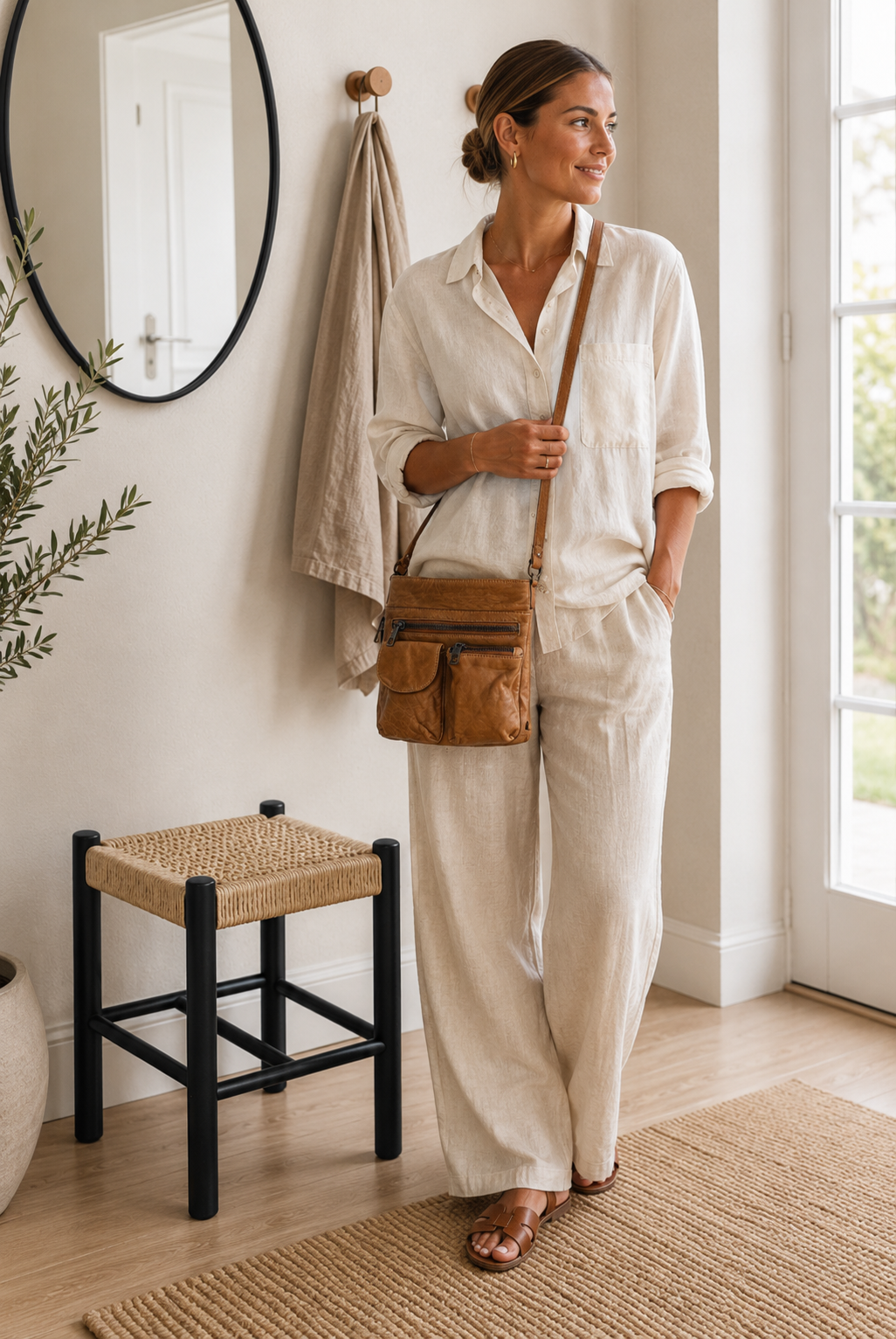 Crossbody Camel – Ultra blød