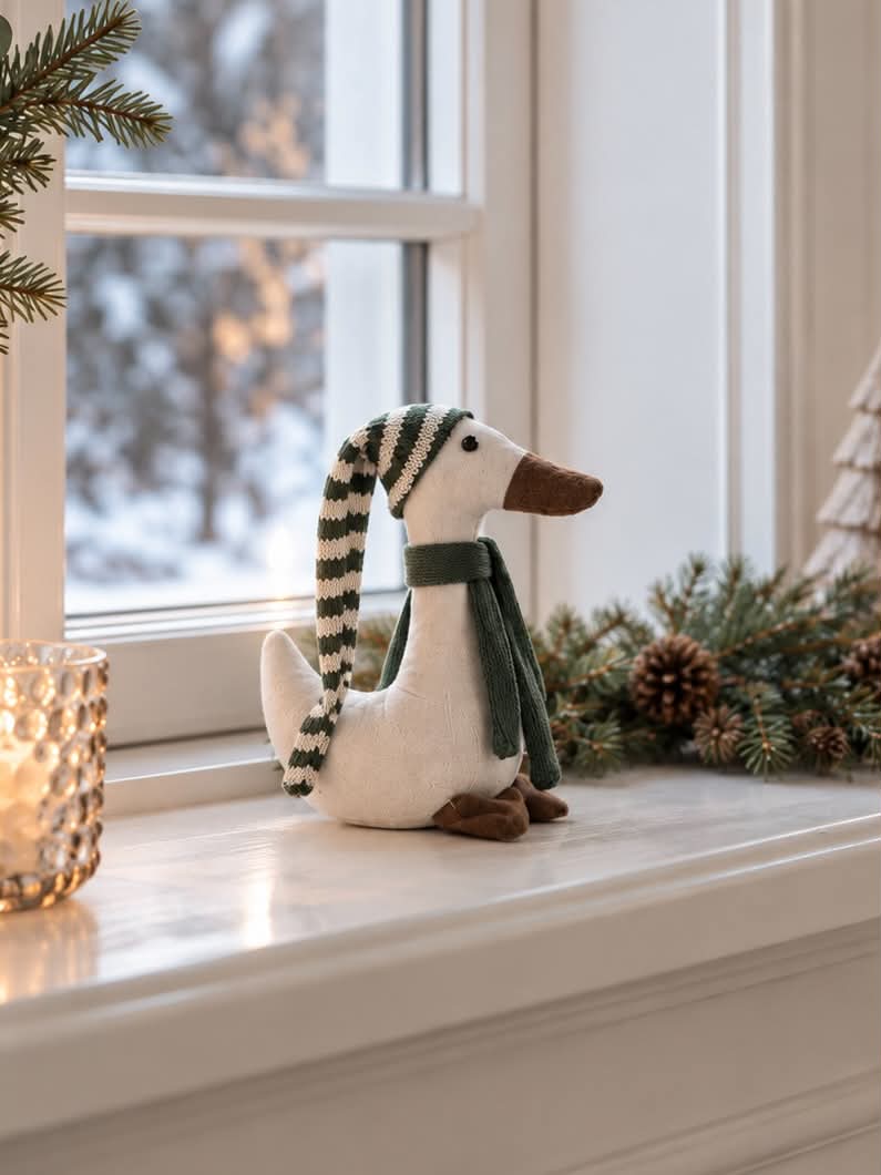 Juleand med grøn hue - Mini