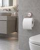 Toiletrulleholder Mafalda – Krom og hvid