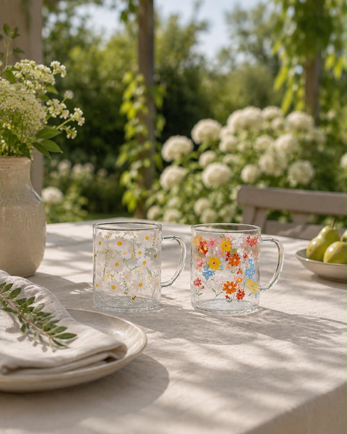 Krus i glas Summer - Color mix