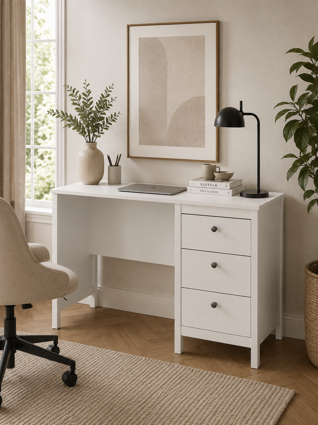 Skrivebord Nordic - White