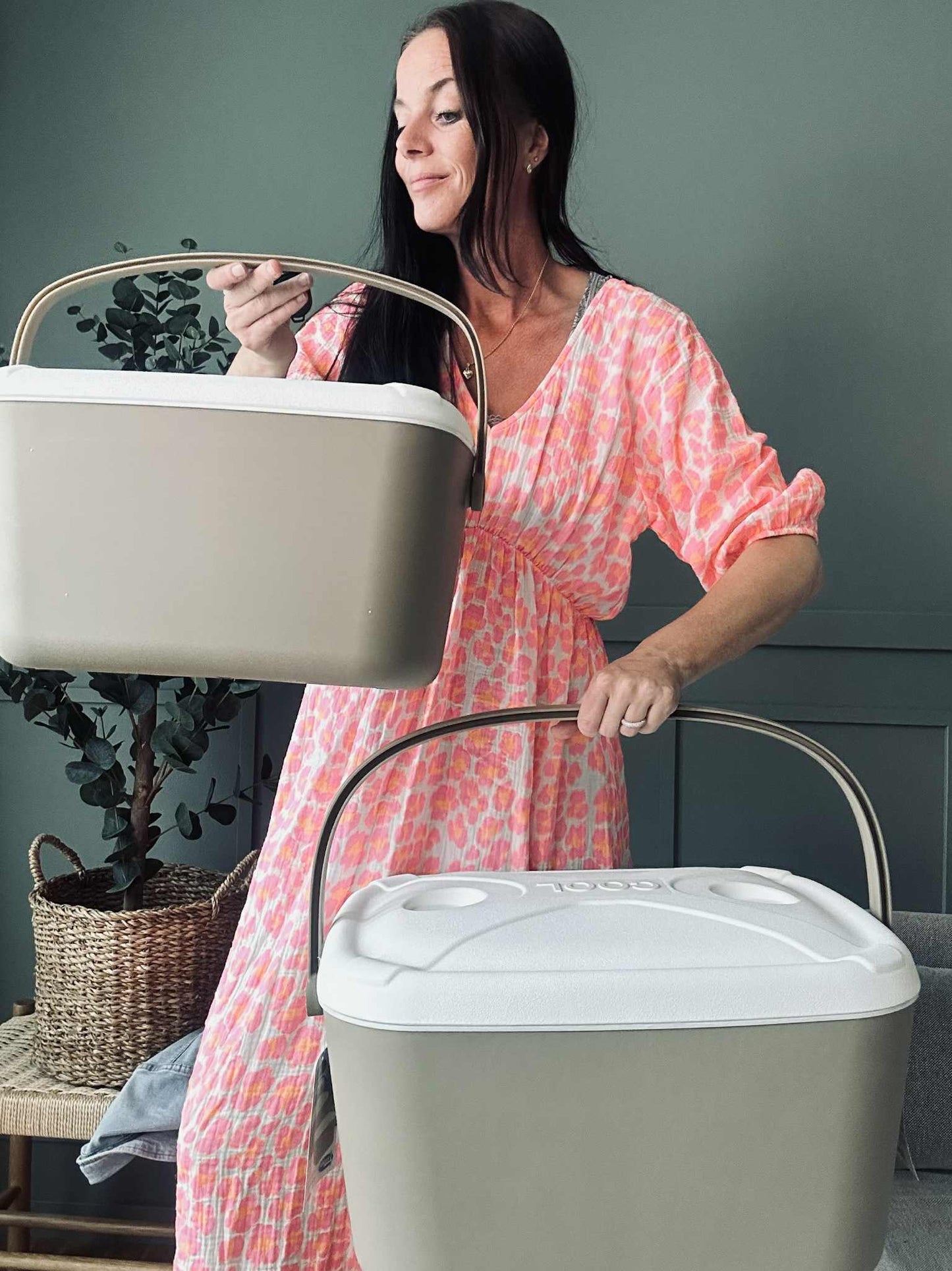 COOLER BOX - Sæt med 2 stk. Beige