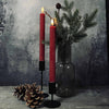 2 stk LED stagelys -Rød 22cm