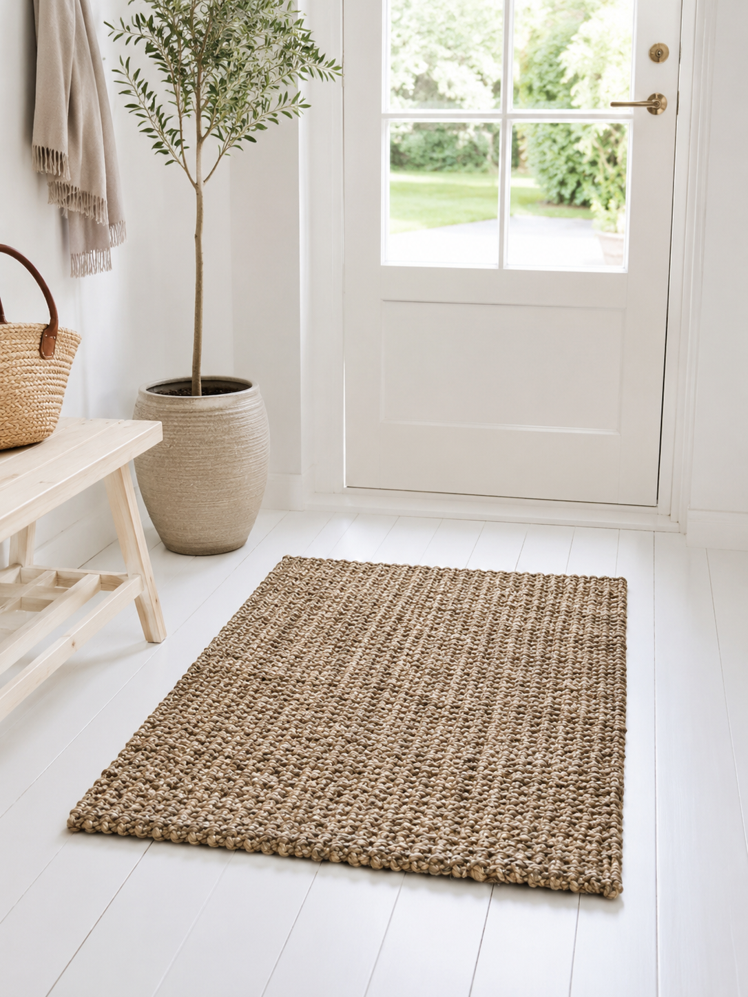 Dørmåtte XL – Kraftig Jute 120cm