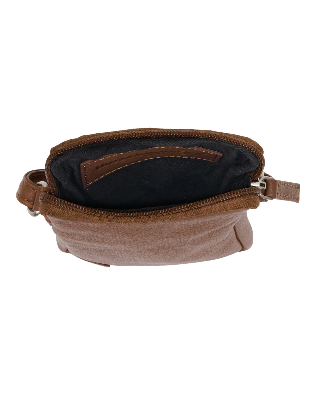 Mobiltaske Misse - Coffee / silver