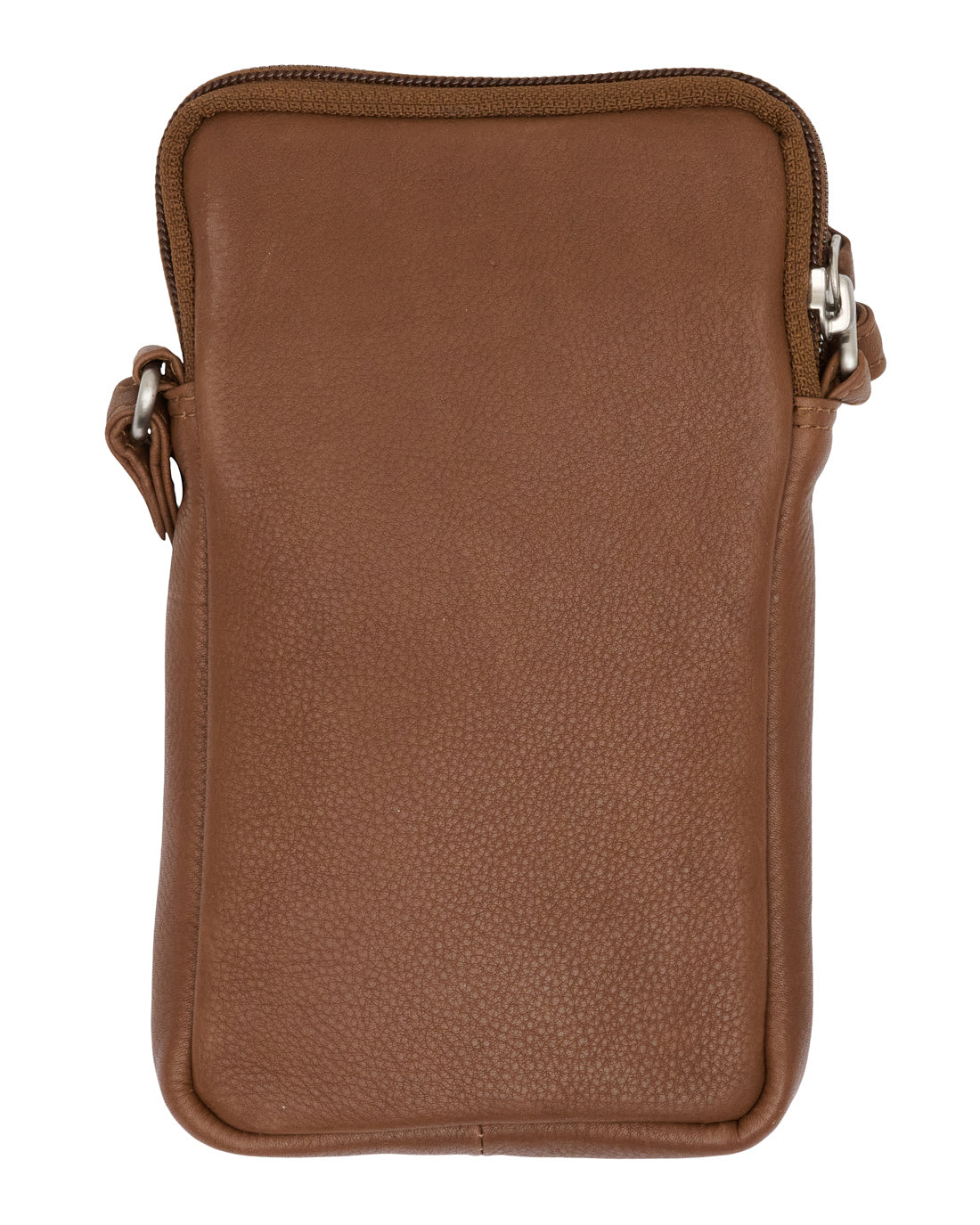 Mobiltaske Misse - Coffee / silver