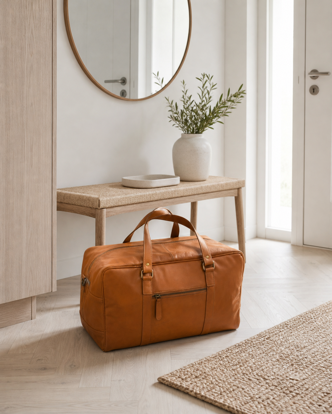 Weekendtaske Faust - Cognac