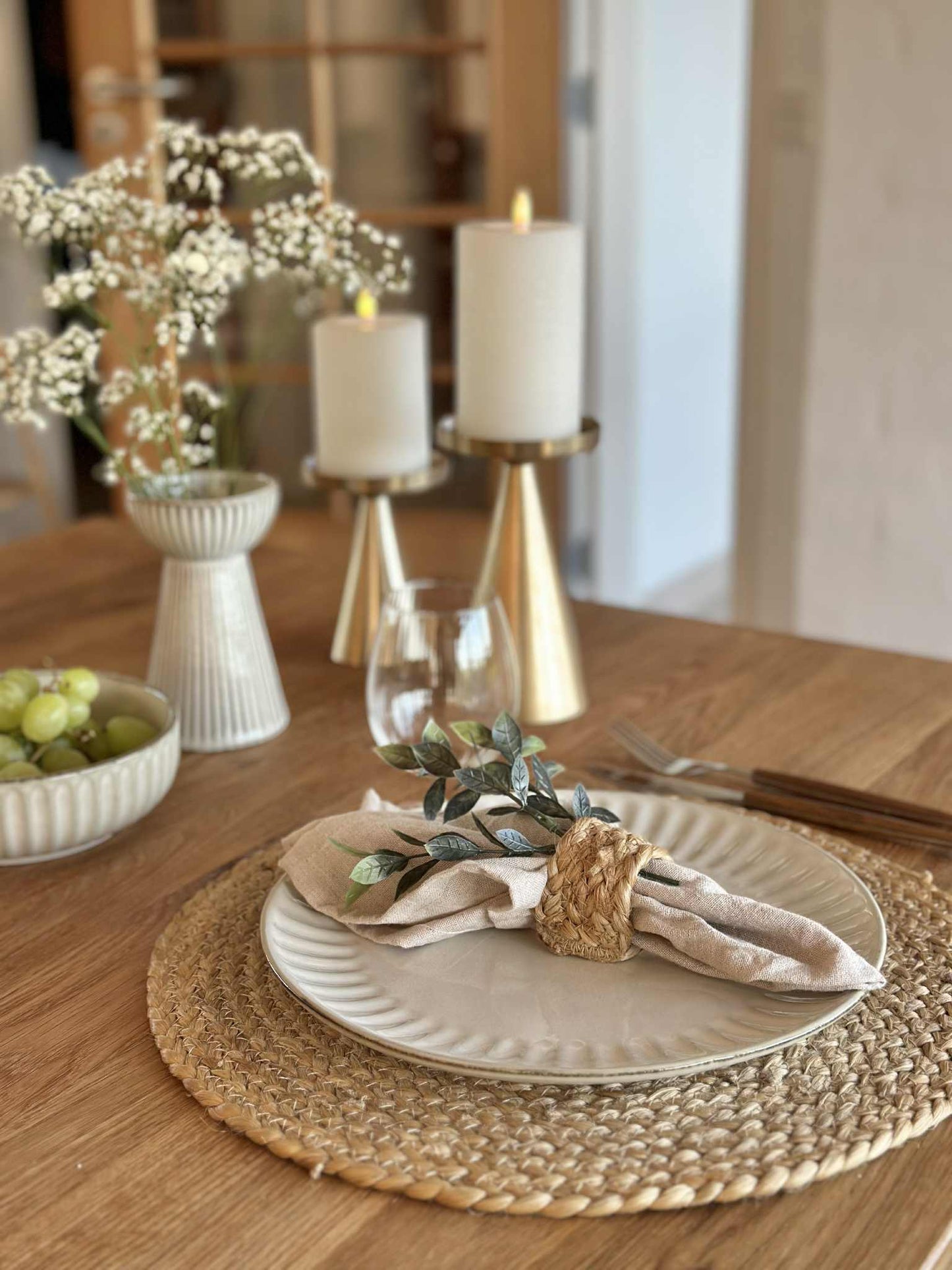 Tallerken VIGA Sand - Flere størrelser