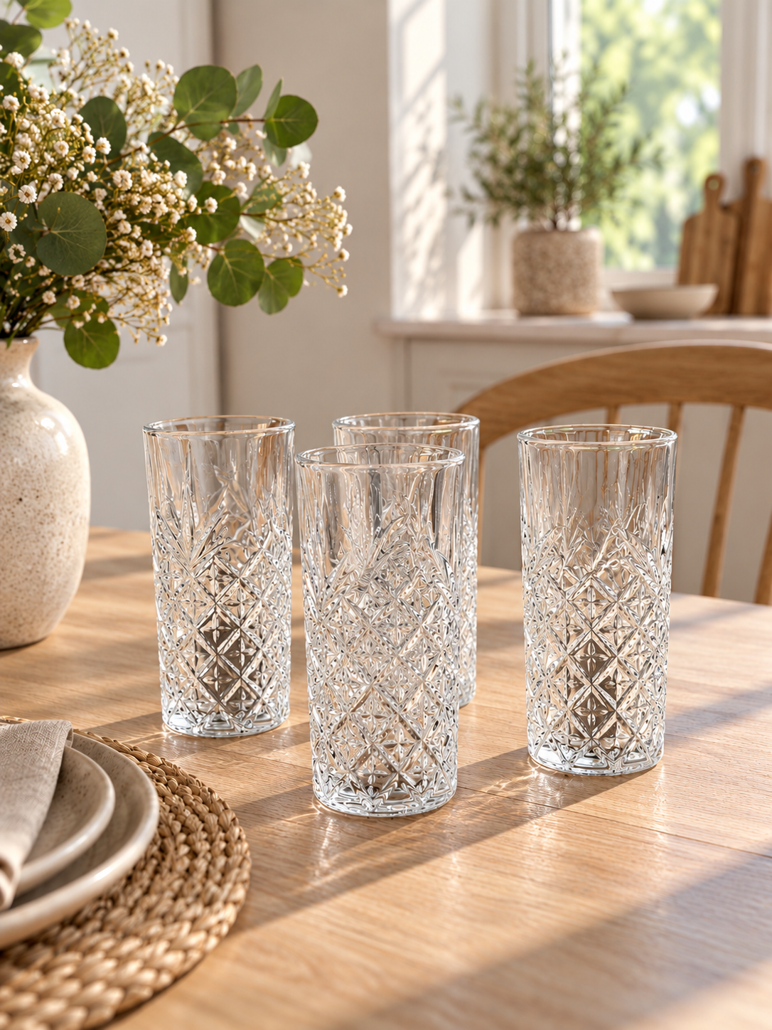 Drikkeglas - 4stk / Long drink